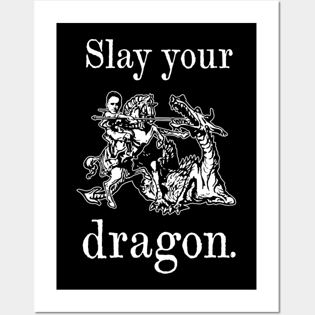 Jordan Peterson "Slay Your Dragon" Wall Art by CultureClashClothing